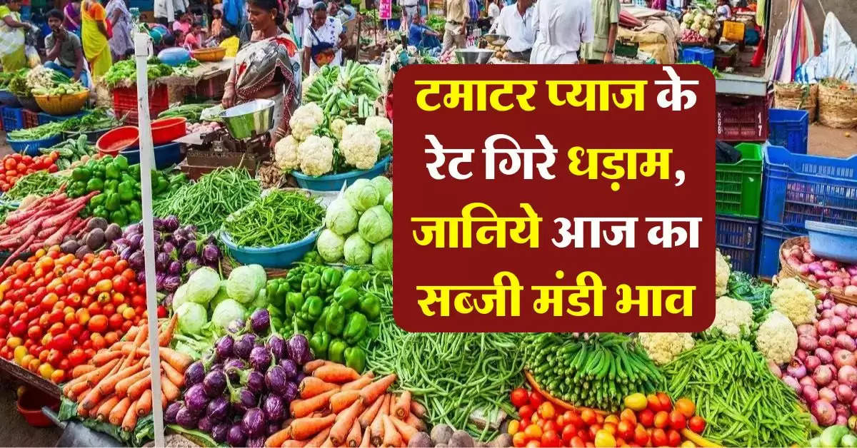 tomato onion price : टमाटर प्याज के रेट गिरे धड़ाम, जानिये आज का सब्जी मंडी भाव