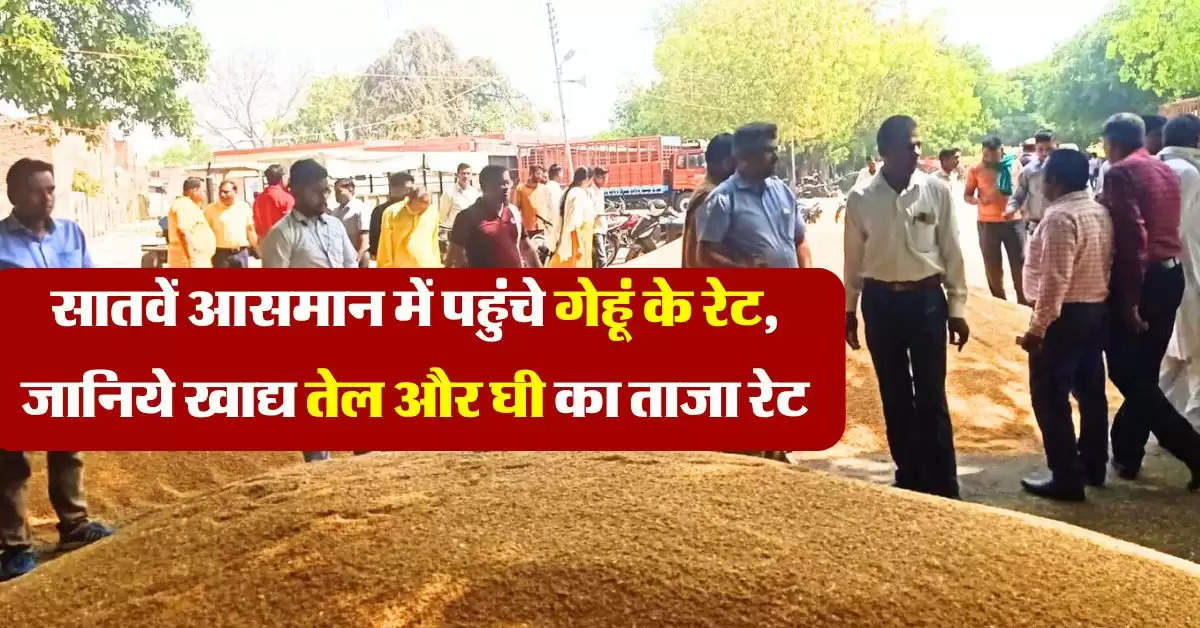 wheat price hike : गेहूं, चना के भाव में उछाल, जानिये खाद्य तेल और घी का ताजा रेट