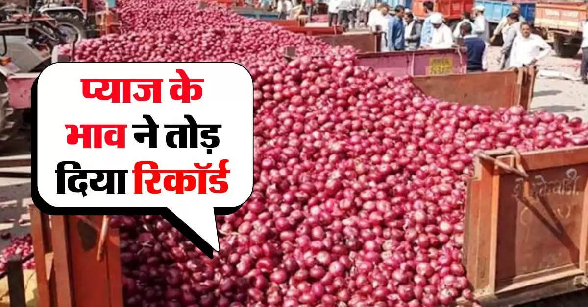 Onion Price Hike : 25 हजार के करीब जा पहुंचे प्याज के भाव, जानिए आज का प्याज भाव