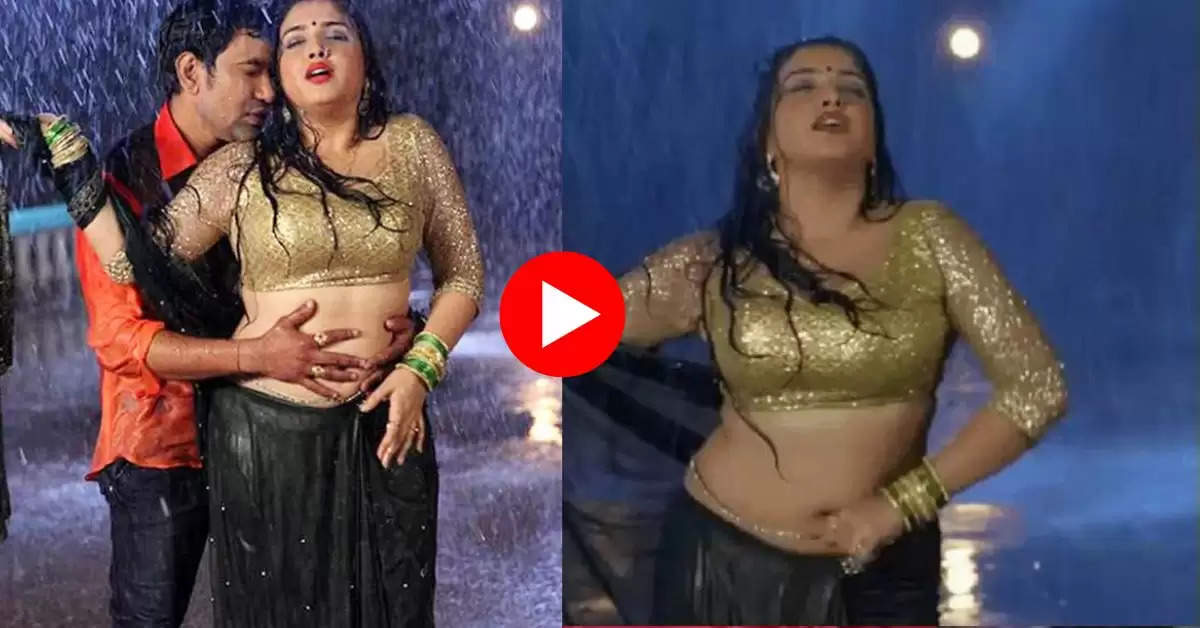 Bhojpuri Dance : रंगीन लाइटों के बीच आम्रपाली दुबे और निरहुआ हुए रोमांटिक