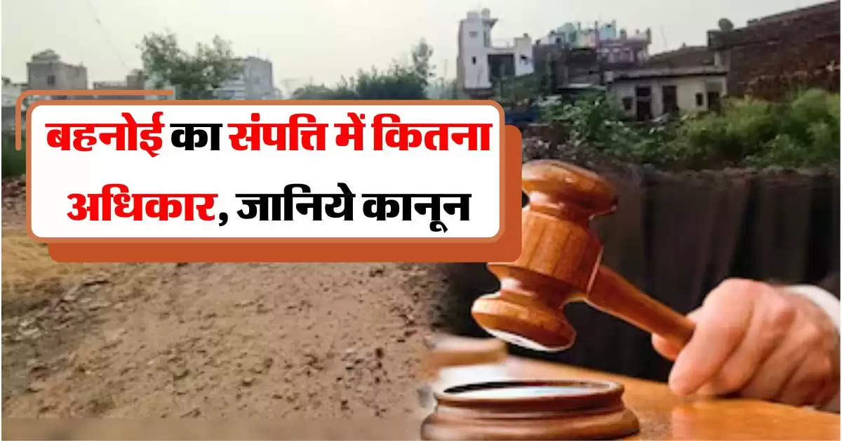 Property Rights : बहनोई का संपत्ति में कितना अधिकार, जानिये कानून