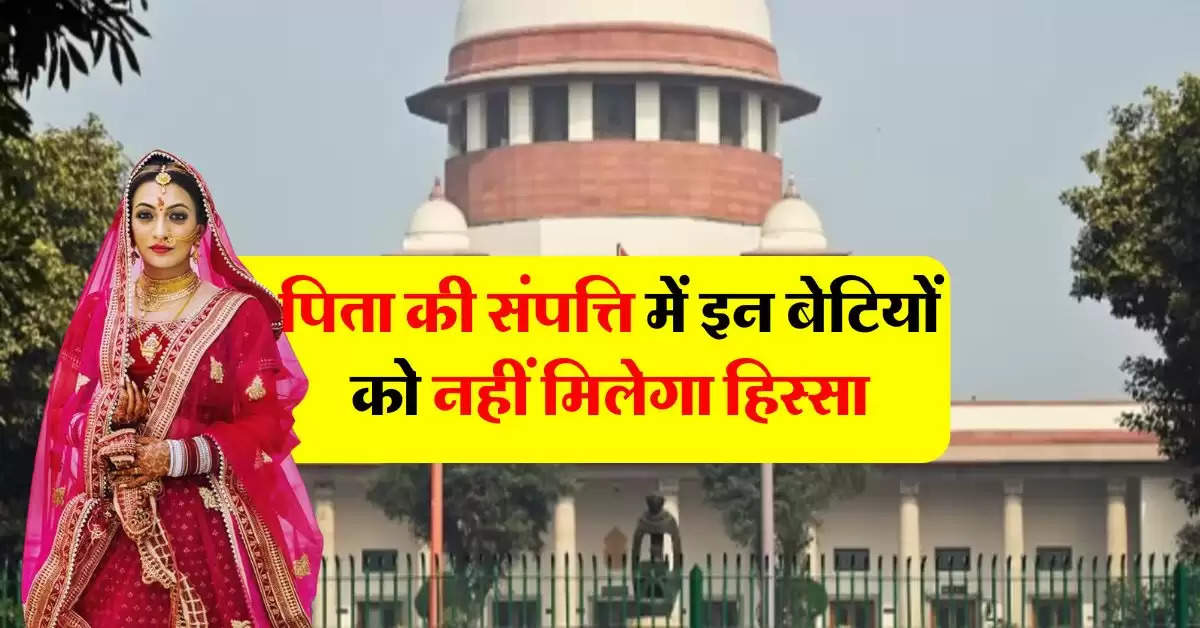 Supreme Court : पिता की संपत्ति में बेटी का हक, सुप्रीम कोर्ट का फैसला