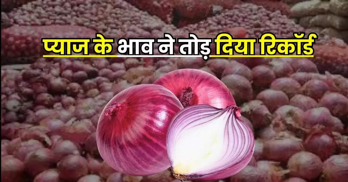 Onion Price : प्याज के भाव ने तोड़ दिया रिकॉर्ड, इतनी रुपये किलो पहुंची कीमत