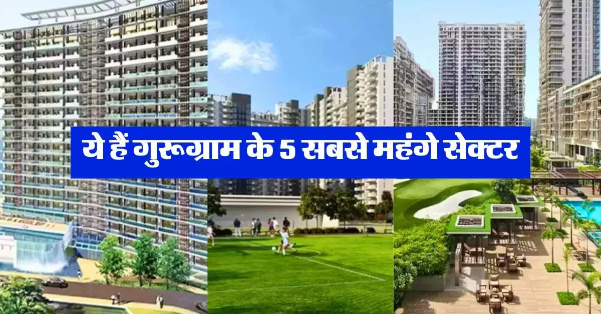 Gurugram Property Rate : ये हैं गुरूग्राम के 5 सबसे महंगे सेक्टर, यहां के घरों की कीमत जान हर जाएंगे हैरान