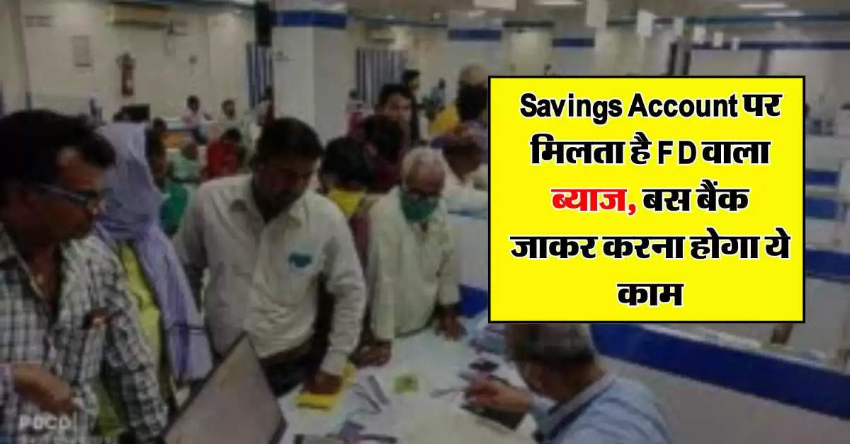 Savings Account पर मिलता है FD वाला ब्याज, बस बैंक जाकर करना होगा ये काम